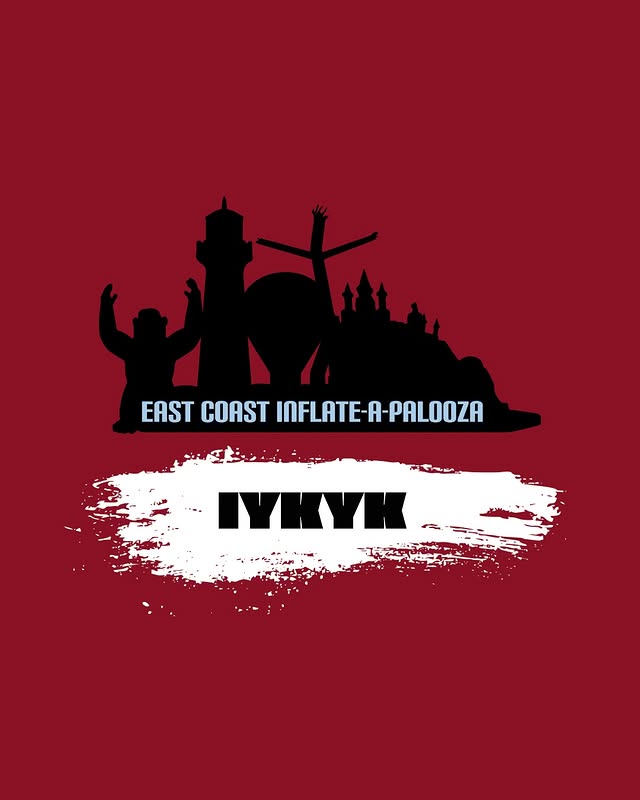 East Coast Inflate-a-Palooza silhouette graphic