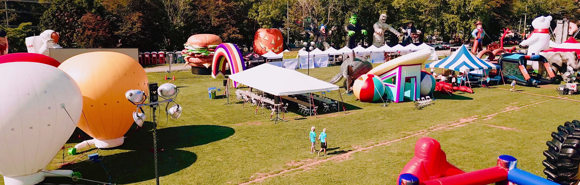 East Coast Inflate-a-Palooza festival at Garrison Grounds, Halifax
